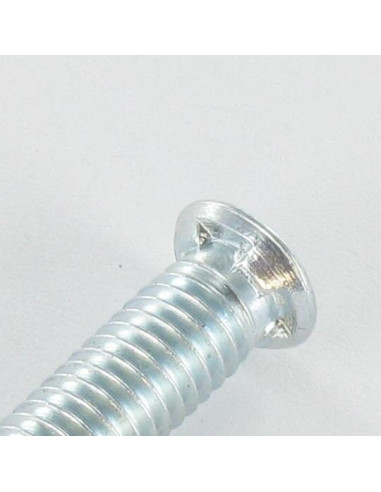 1 x Metalliruuvit uppokantainen Uritettu M6X25...