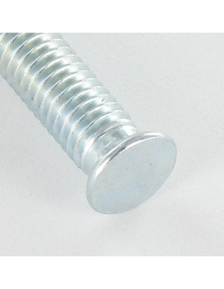 1 x Metalliruuvit uppokantainen Uritettu M6X25 Pään halkaisija: 8.5 Sinkitty teräs