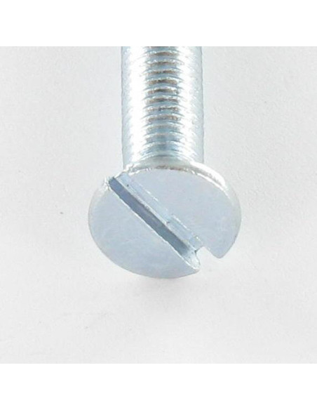1 x Metalliruuvit uppokantainen Halkaistu M10X70 Sinkitty teräs