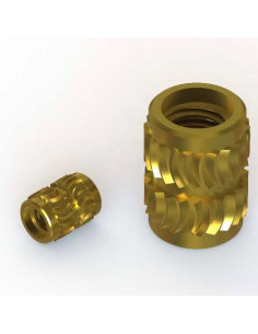 Insertti Päätön LÄMPÖTILA Messinki M6X9.5