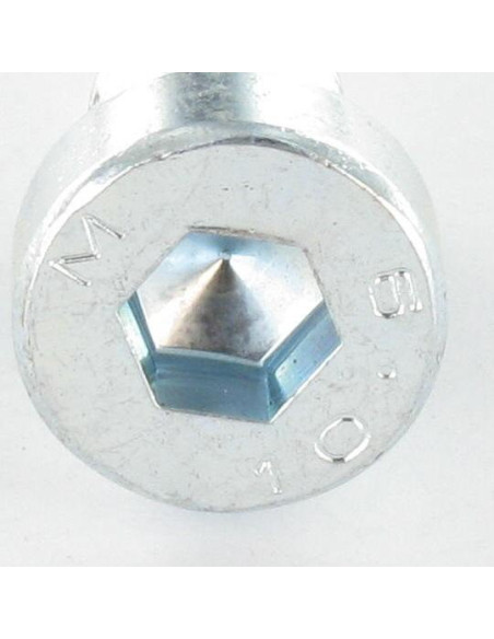 1 x Metalliruuvit "Lieriömäinen kuusiokoloruuvi Matala pää M12X25 Kokonaan kierteytetty Avain 8 HC8 Luokka 8.8