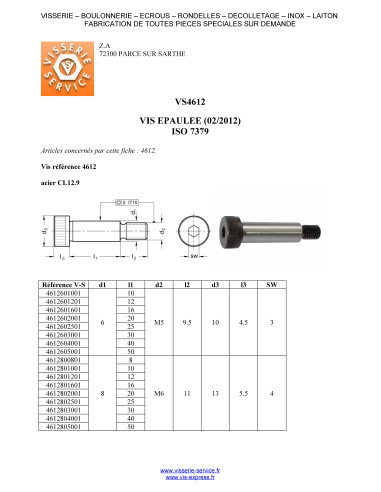 1 x Metalliruuvit Olakkeella Avain 3 HC3 M5/9.5...