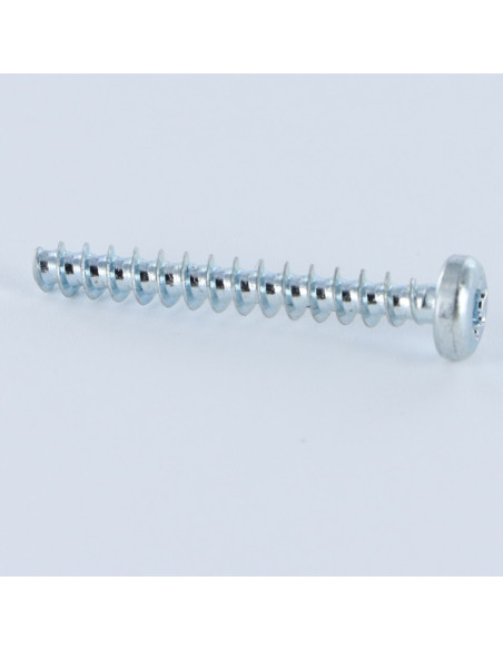 1 x PVC-ruuvi Lieriöpää TORX T20 4X25 Sinkitty teräs