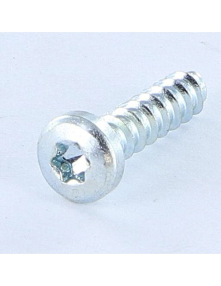 1 x PVC-ruuvi KOLMINKERTAINEN Kupumainen lieriöpää TORX T15 4X16 Kierre 45 Sinkitty teräs