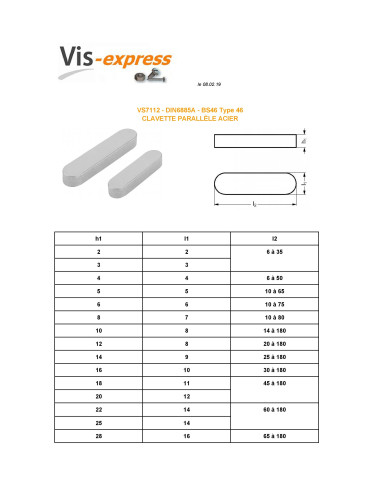 1 x Tasakiila Raakateräs 14X9 Pituus 100
