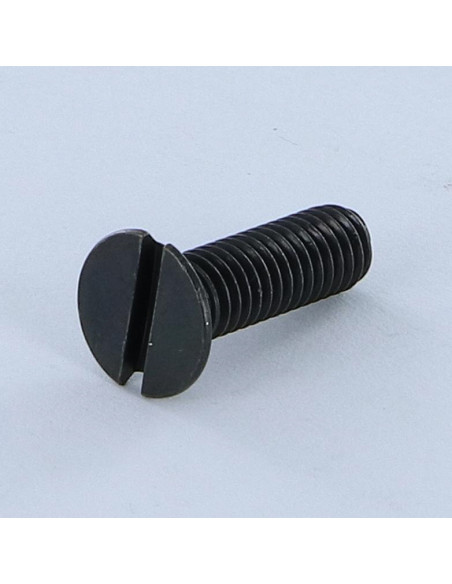 1 x Metalliruuvit uppokantainen Halkaistu M3X30 Musta sinkitty teräs mikroruuvi