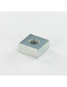 Écrou Carrés M6 10X10X4 Acier zingué blanc 2
