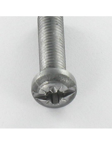 1 x Metalliruuvit Lieriöpää POZI ja halkaistu...