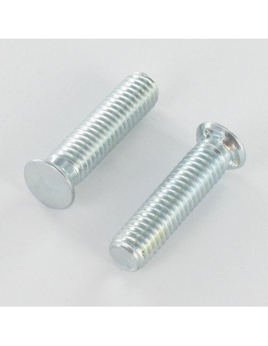 1 x Metalliruuvit uppokantainen Uritettu M6X15...