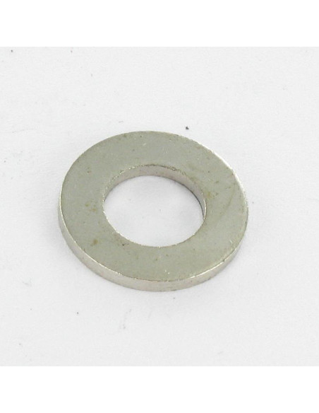 1 x Aluslevy Litteä M8X16X1.5 Z Nikkelöity messinki