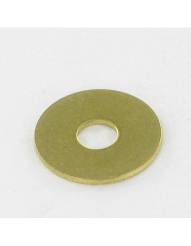 1 x Aluslevy Litteä M4X14X0.8 L Messinki