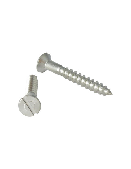 1 x Puuruuvi Ruostumaton teräs A2 uppokantainen Halkaistu 3X20 mikroruuvi