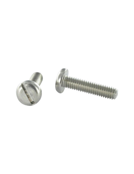 1 x Metalliruuvit Ruostumaton teräs A2 Suuri kupumainen lieriöpää Halkaistu M5X20