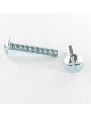 1 x Ruuvi "Kupolipultti M6X40 Ruostumaton teräs A4