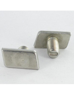 Metalliruuvit Pää Neljäkäs M6X12 Ruostumaton teräs A2