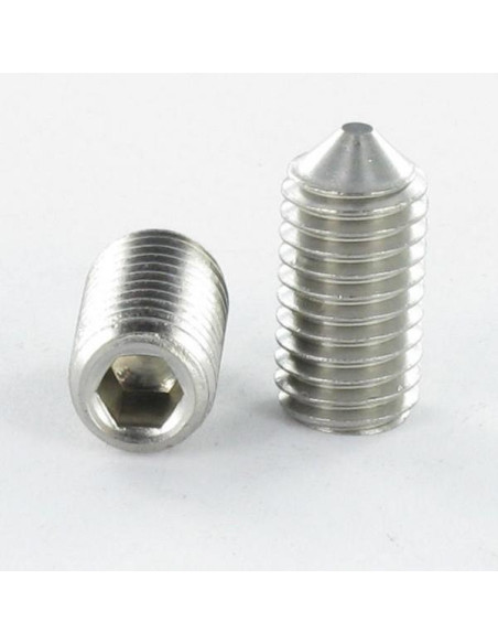 1 x Metalliruuvit Ruostumaton teräs A2 Päätön kuusiokoloruuvi (sthc / sans tête six pans creux) 5 HC2 M5X20