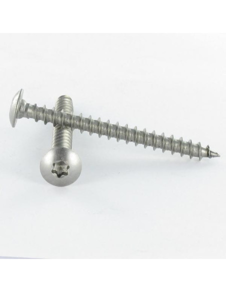 1 x Ruuvi Sarana 6X30 TORX T30 Kokonaan kierteytetty Ruostumaton teräs A4