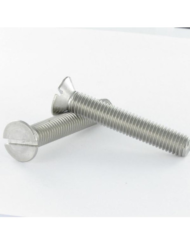 1 x Metalliruuvit uppokantainen Halkaistu M4X10...