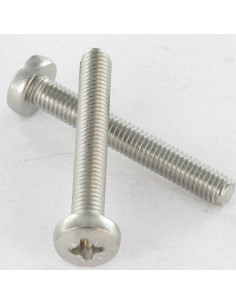 Metalliruuvit leveä kupukantainen Pozi PZ10 M4X10...