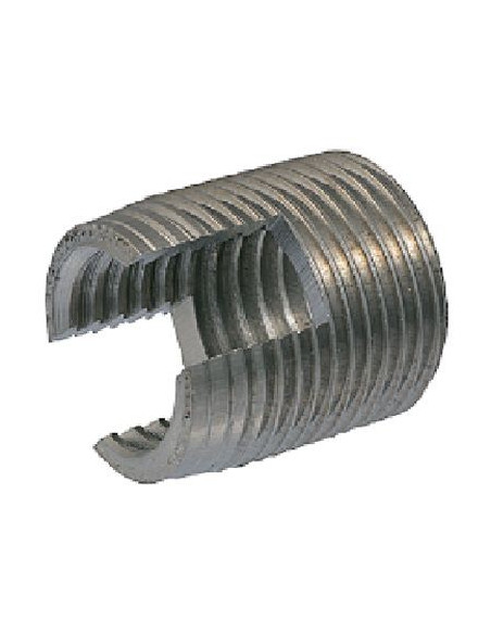 1 x Insertti Halkaistu Kierteytetty Metallit M3 6X6 Ruostumaton teräs A1