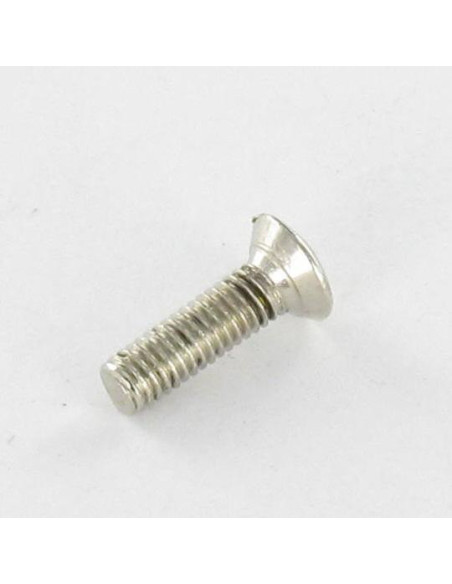 1 x Metalliruuvit Nikkelöity messinki Kupumainen uppokanta Halkaistu M3X10 mikroruuvi