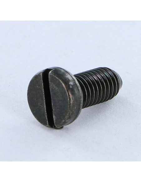 1 x Metalliruuvit Suuri kupumainen lieriöpää Halkaistu M5X12 BP Musta sinkitty teräs