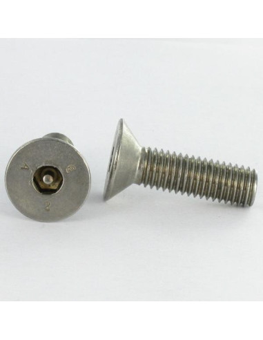 1 x Metalliruuvit Ruostumaton teräs A2...