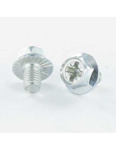 1 x Metalliruuvit Kuusiopää TH Pozi M6X8...