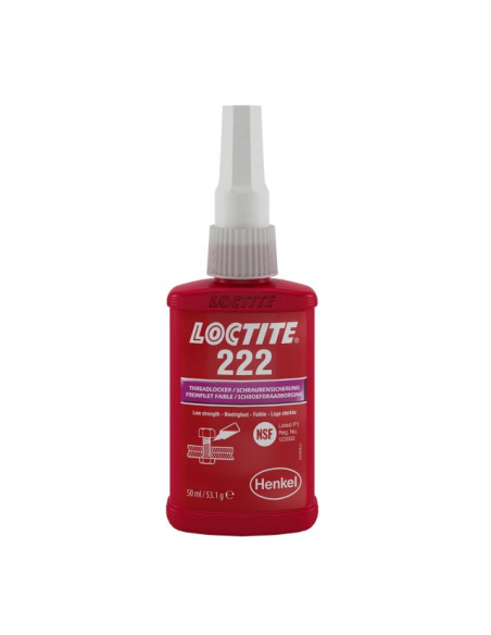 1 x Lukitus kierre alhainen lujuus 50 ml LOCTITE 222