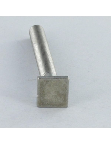 1 x Metalliruuvit Neliöpää M6X20 10x10x2 Sinkitty teräs
