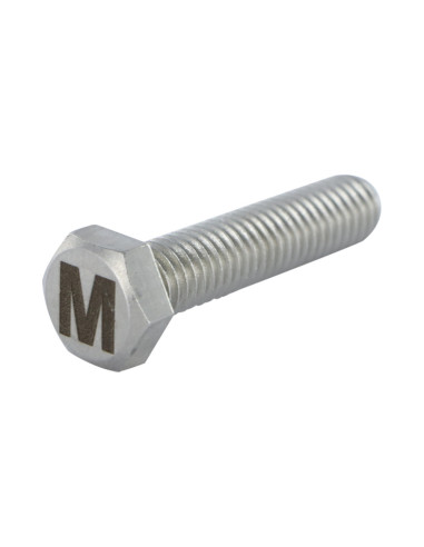 1 x Metalliruuvit Kuusiopää TH 8x35 Ruostumaton...