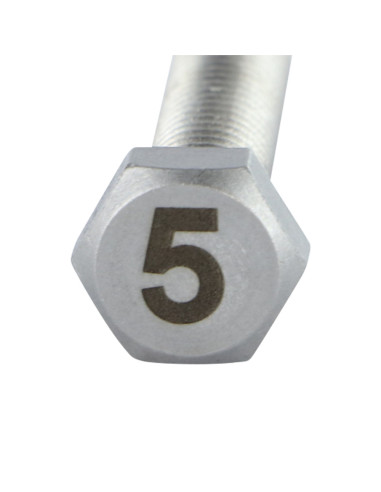 1 x Metalliruuvit Kuusiopää TH 8x35 Ruostumaton...