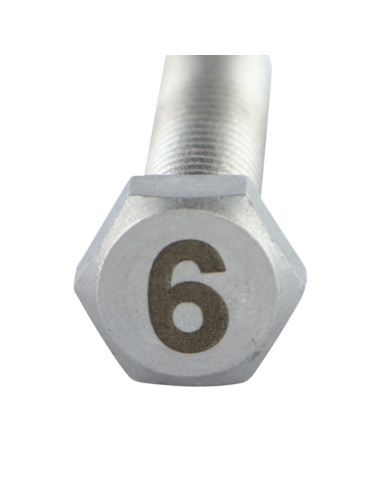 1 x Metalliruuvit Kuusiopää TH 8x35 Ruostumaton...