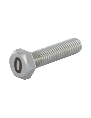 1 x Metalliruuvit Kuusiopää TH 8x35 Ruostumaton...