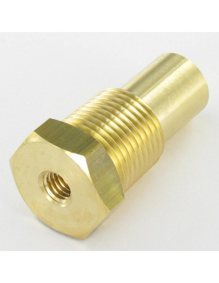 1 x Metalliruuvit Kuusiopää TH KIERRE Kartiomainen 14 Kierre PEUKALO 8X10 Messinki