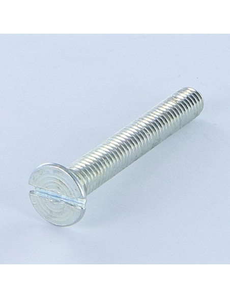 1 x Metalliruuvit uppokantainen Halkaistu M3X12 Raakateräs mikroruuvi