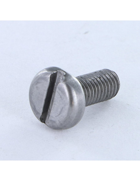 1 x Metalliruuvit Suuri kupumainen lieriöpää Halkaistu M3X18 Raakateräs mikroruuvi