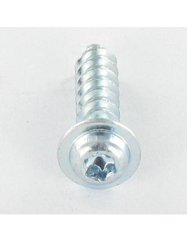 1 x PVC-ruuvi Lieriöpää T7 2,5x12 Sinkitty...