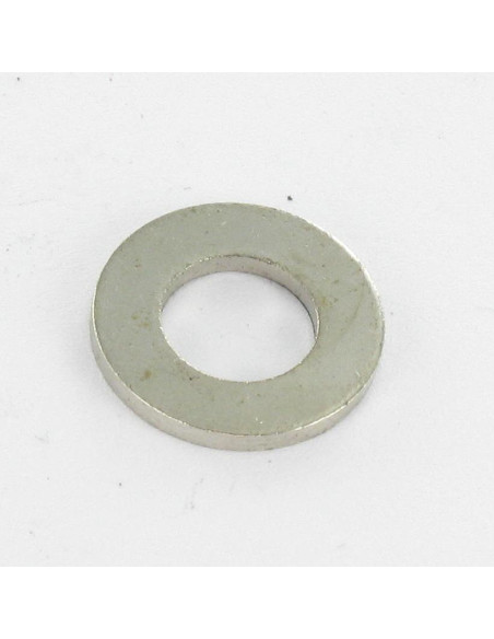 1 x Aluslevy Litteä Nikkelöity messinki 8x36x1