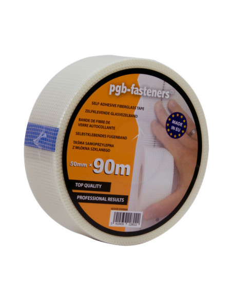 1 x Kuituliimanauha kipsilevyyn 50 mm Pituus 20 METRIÄ
