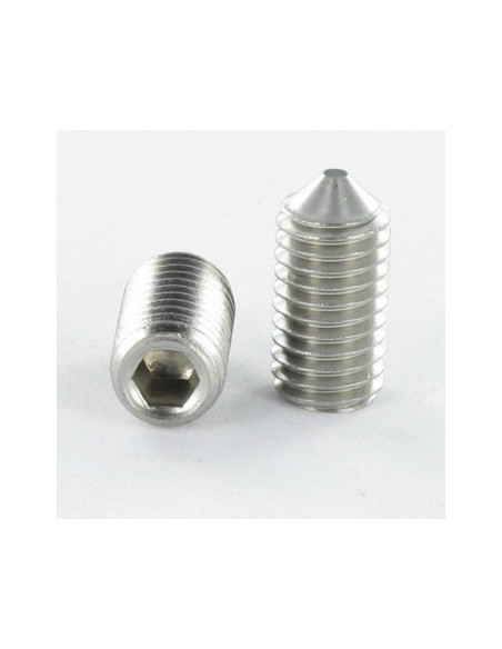 1 x Metalliruuvit Päätön kuusiokoloruuvi (sthc / sans tête six pans creux) 5 HC2 Ruostumaton teräs A4 M5X8