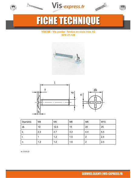 1 x Ruuvi "Kupolipultti Halkaistu Kohteessa Risti M6X80 Kokonaan kierteytetty Ruostumaton teräs A2