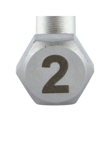 1 x Metalliruuvit Kuusiopää TH 8x35 Ruostumaton...