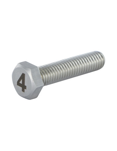 1 x Metalliruuvit Kuusiopää TH 8x35 Ruostumaton...