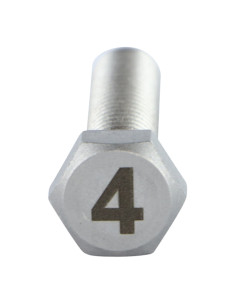 Metalliruuvit Kuusiopää TH 8x35 Ruostumaton teräs A4... 2