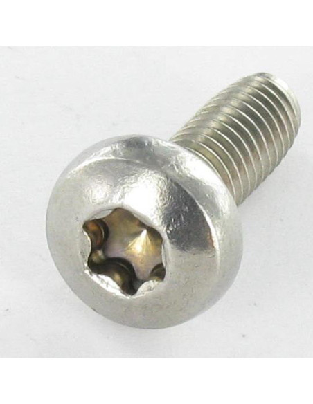 1 x Itsekierteittävä ruuvi Kupumainen lieriöpää TORX T25 M5X16 Ruostumaton teräs A2