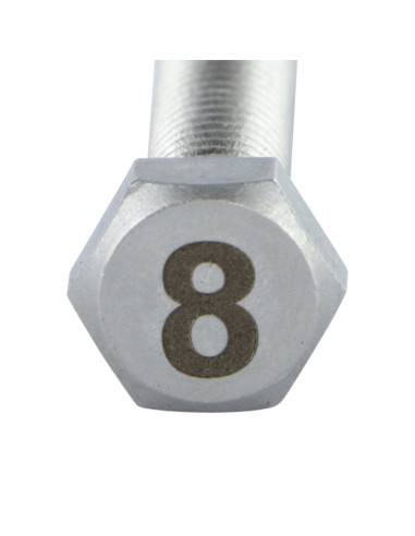 1 x Metalliruuvit Kuusiopää TH 8x35 Ruostumaton...