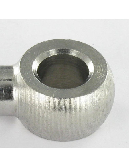 1 x Metalliruuvit to Silmukka M6X55 Silmukka 6 Ruostumaton teräs A2