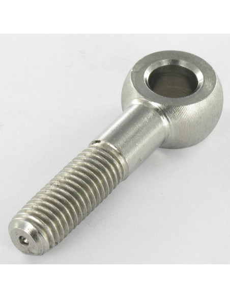 1 x Metalliruuvit to Silmukka M6X55 Silmukka 6 Ruostumaton teräs A2