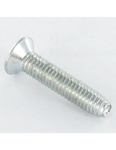 1 x Itsekierteittävä ruuvi uppokantainen M6X12 Pozi PZ11 Sinkitty teräs